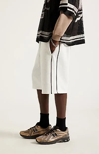 Pacsun Gray Piping Track Sweat Shorts