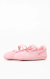 Puma Women's Pink Speedcat Ballet Python Sneakers