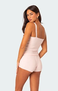 Edikted Mariana Pointelle Tank Top