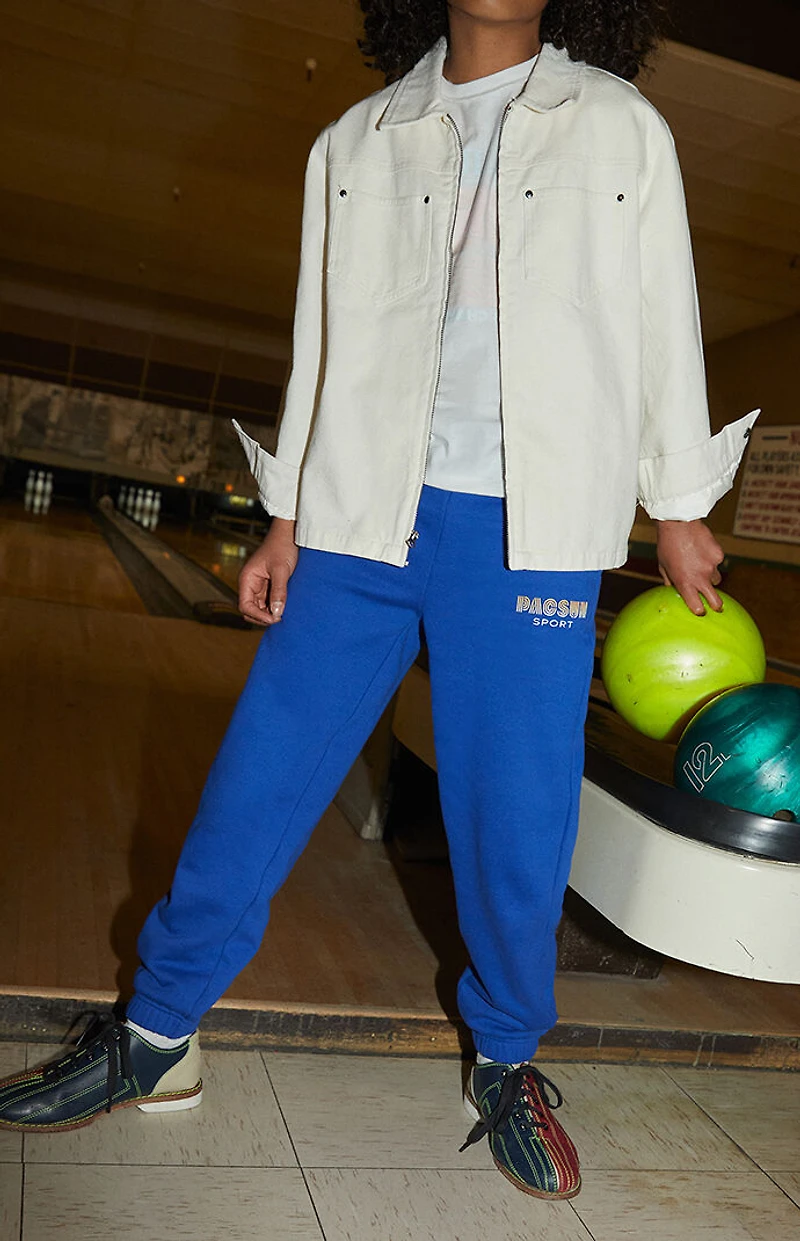 PacSun Kids Sport Blue Jogger Sweatpants