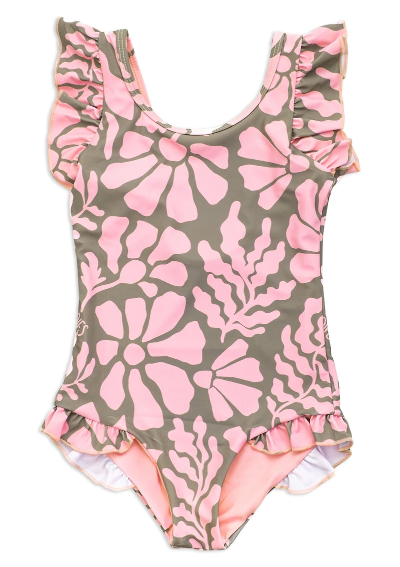 Boardies Kids Melo Ruffles One Piece Swimsuit