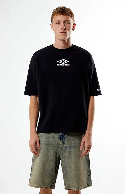 Umbro x PacSun Black Short Sleeve T-Shirt