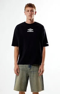 Umbro x PacSun Black Short Sleeve T-Shirt