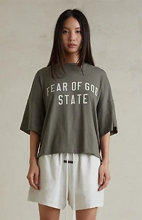 Fear of God ESSENTIALS Women's Moss Boxy T-Shirt
