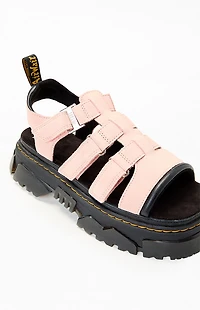 Dr Martens Women's Pink Mattison Kit 3 Strap Sandals