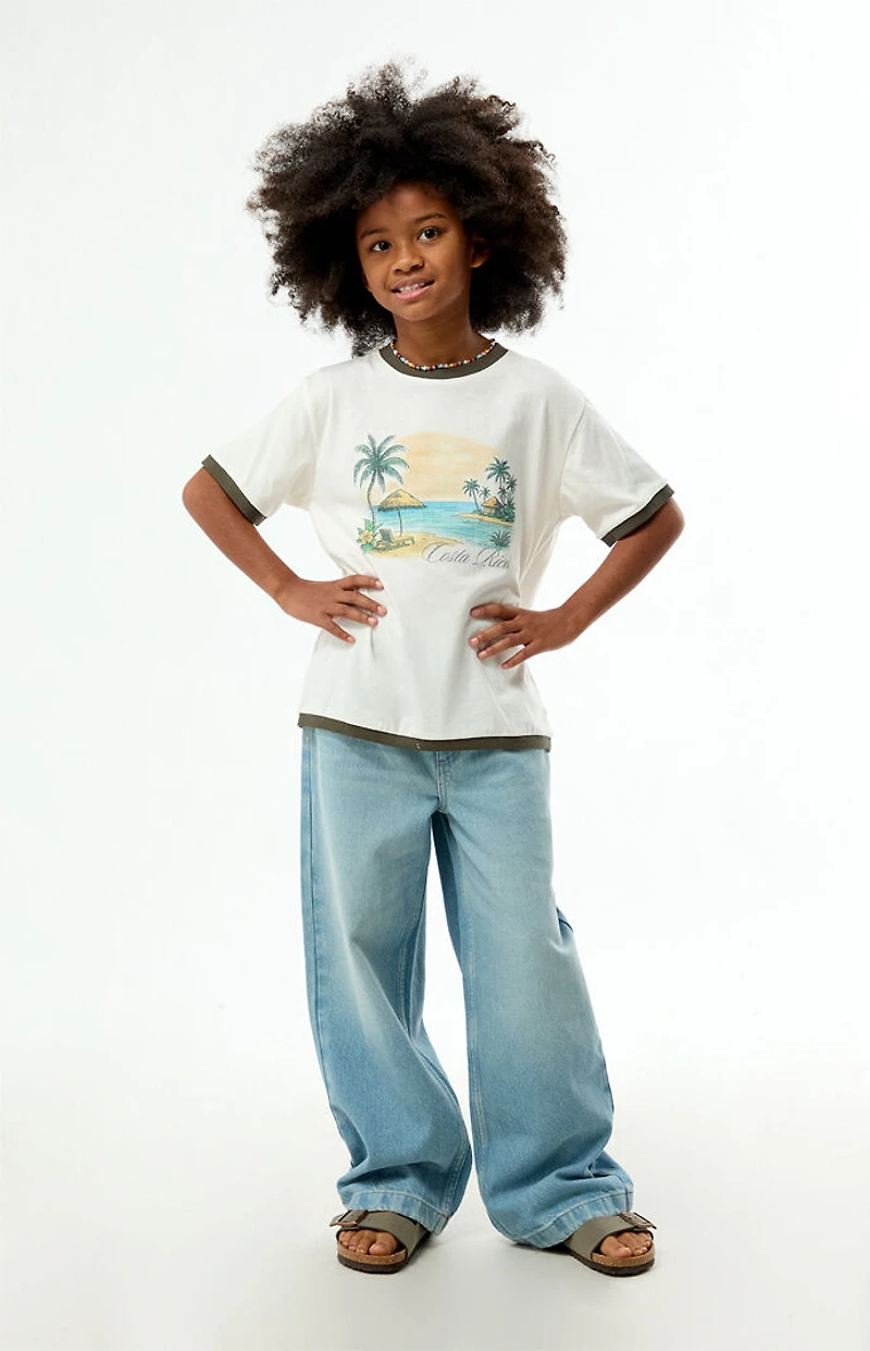 Pacsun Kids Costa Rica Ringer T-Shirt