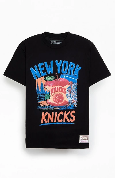 Mitchell & Ness NY Knicks Concrete Apple T-Shirt