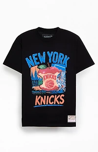 Mitchell & Ness NY Knicks Concrete Apple T-Shirt