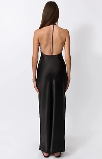WEWOREWHAT Backless Halter Dress