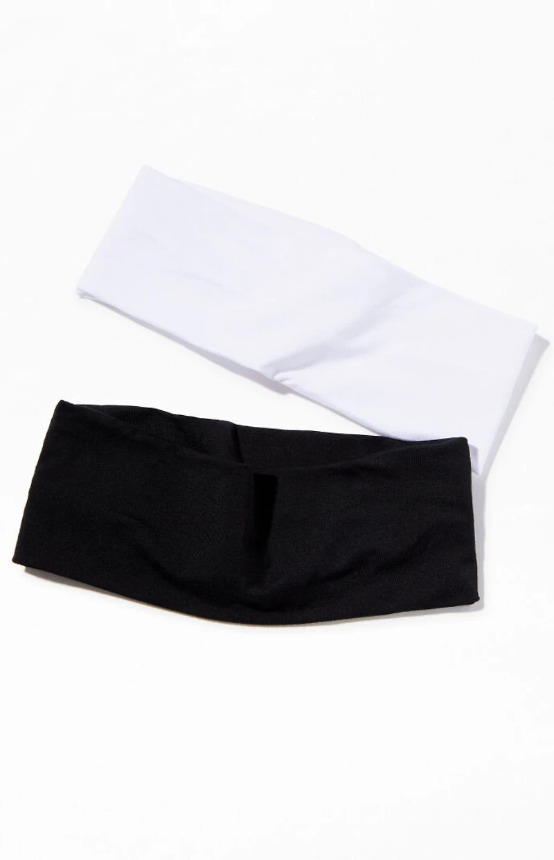 LA Hearts 2 Pack Basic Soft Headbands