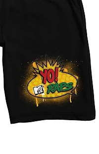 Yo MTV Raps Gold Logo Sweat Shorts