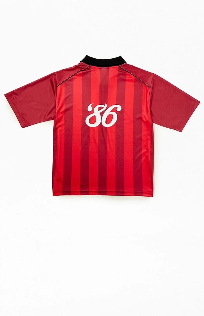Coca Cola by Pacsun Sport Tek Short Sleeve Soccer Jersey
