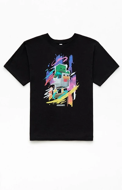 Kids Minecraft Art T-Shirt