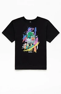 Kids Minecraft Art T-Shirt