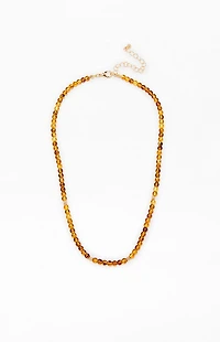 LA Hearts Raven Beaded Layered Necklace