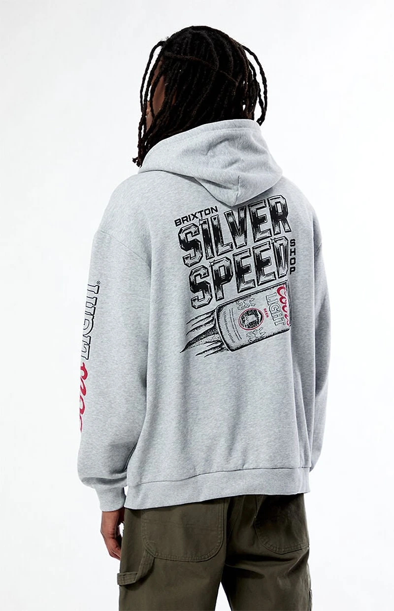 Brixton Coors Light Silver Speed Hoodie