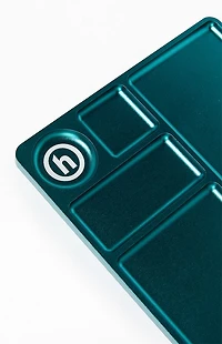 Hidden NY Teal Square Tray