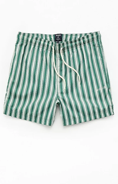 Pacsun Maldives Striped Eco 4.5" Swim Trunks