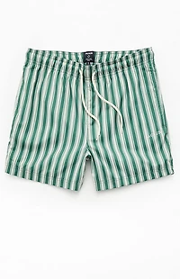Pacsun Maldives Striped Eco 4.5" Swim Trunks