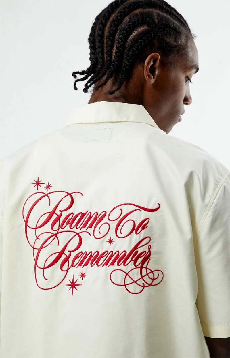 Pacsun Roam To Remember Oversized Camp Shirt