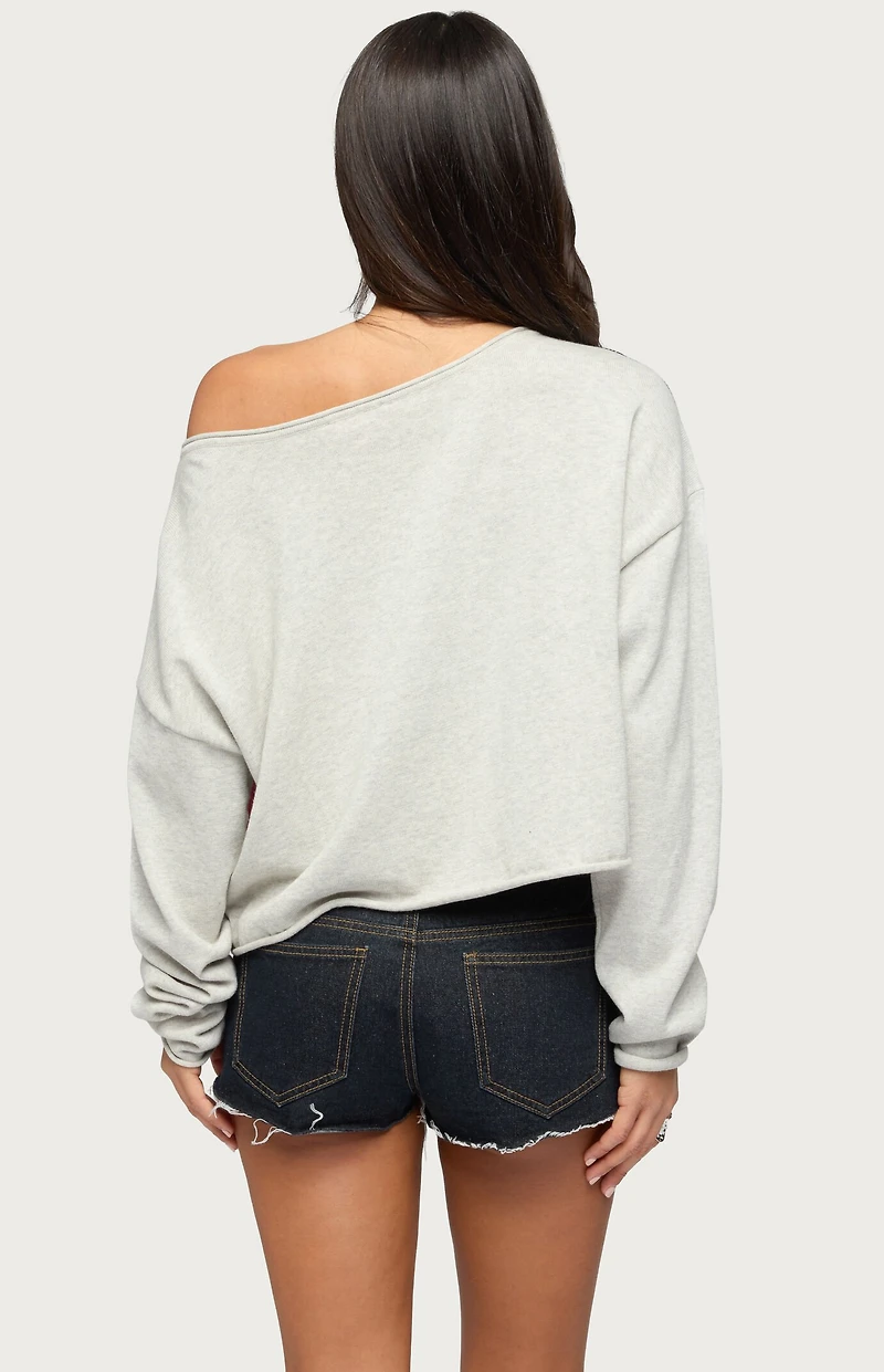Edikted USA Off Shoulder Sweater