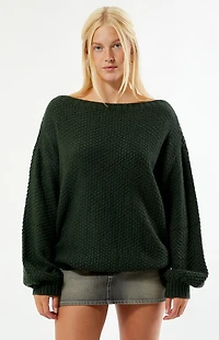 Your Favorite Wren Off-The-Shoulder Sweater