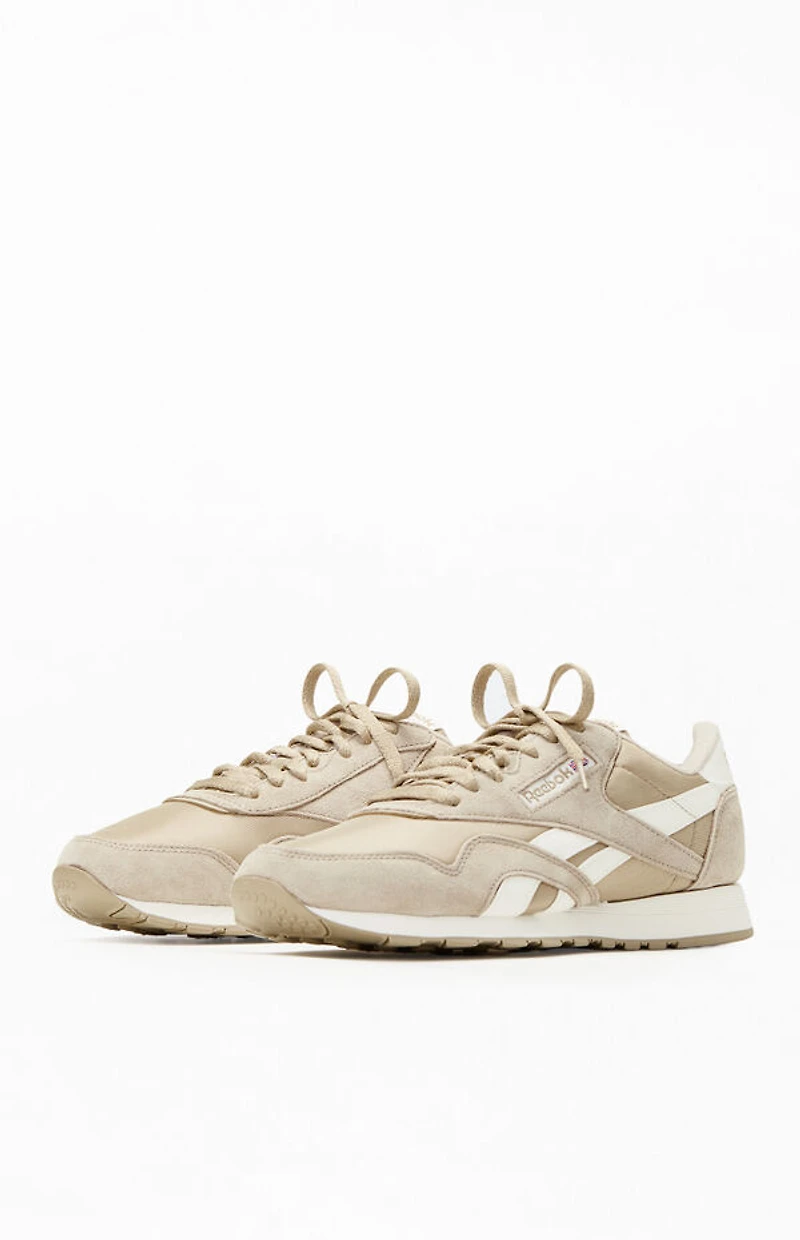 Reebok Tan Classic Nylon Vintage Suede Shoes