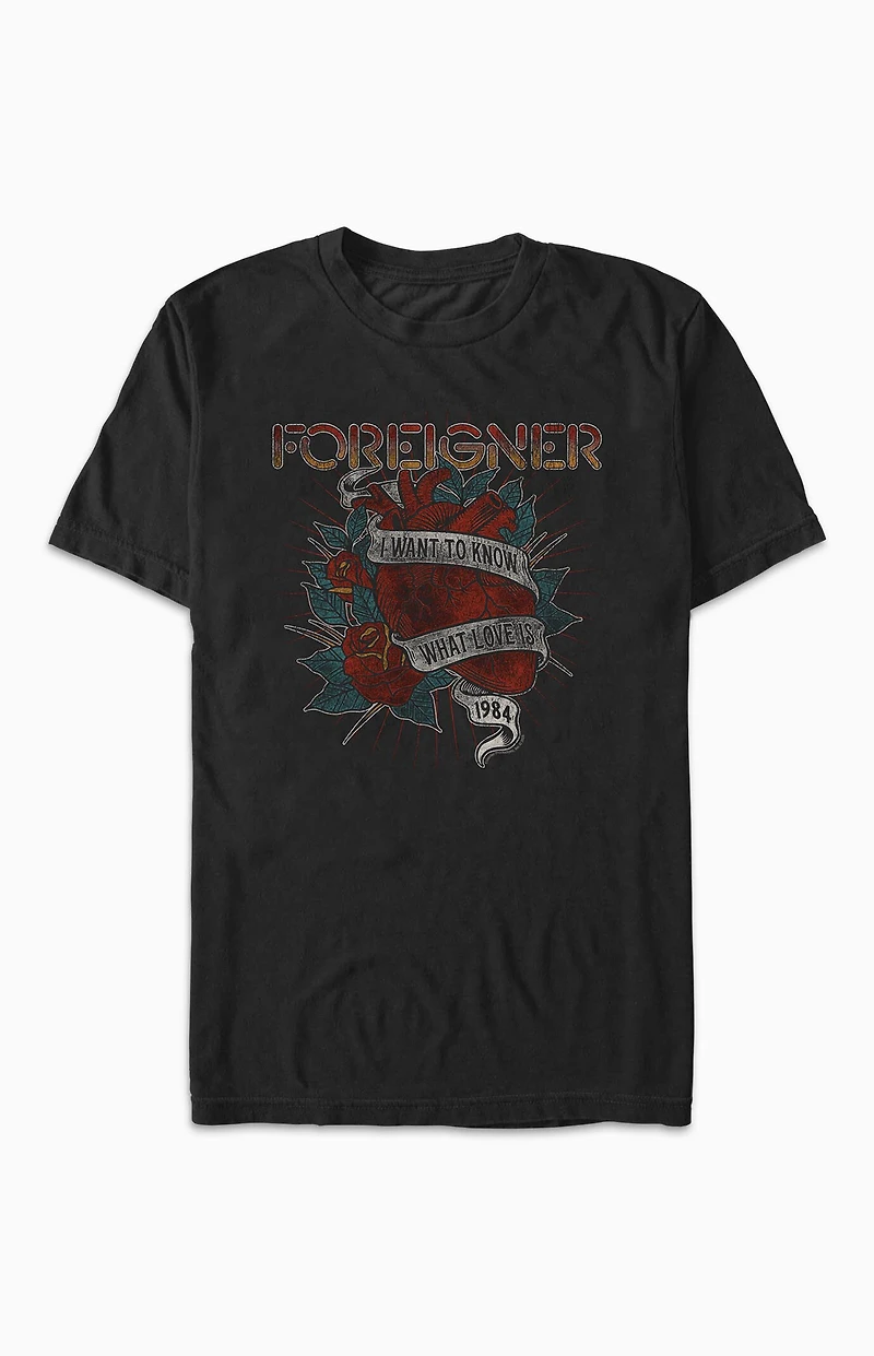 Foreigner Heart What Love Is T-Shirt