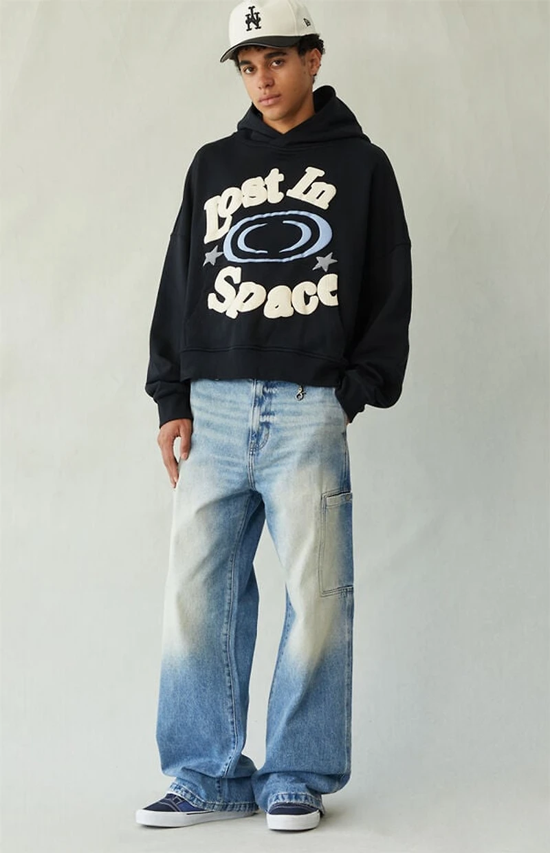 Pacsun Blake Extreme Baggy Jeans Cargo Light Blue Tint
