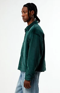 Pacsun Green Corduroy Billie Gas Jacket