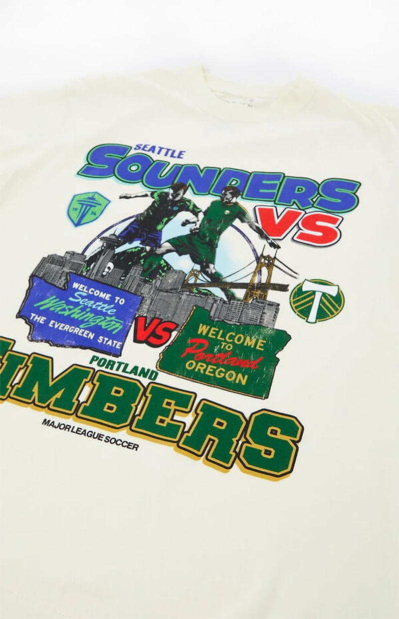 MLS Seattle Sounders Vs Portland Timbers T-Shirt