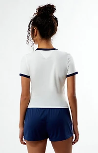 Tommy Jeans Script Slim Ringer T-Shirt