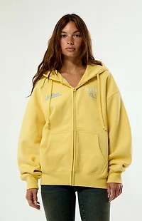 Third Charm Yellow Puff Graphic V2 Zip Up Hoodie