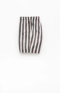 Pacsun Sand Striped Seersucker 4.5" Swim Trunks
