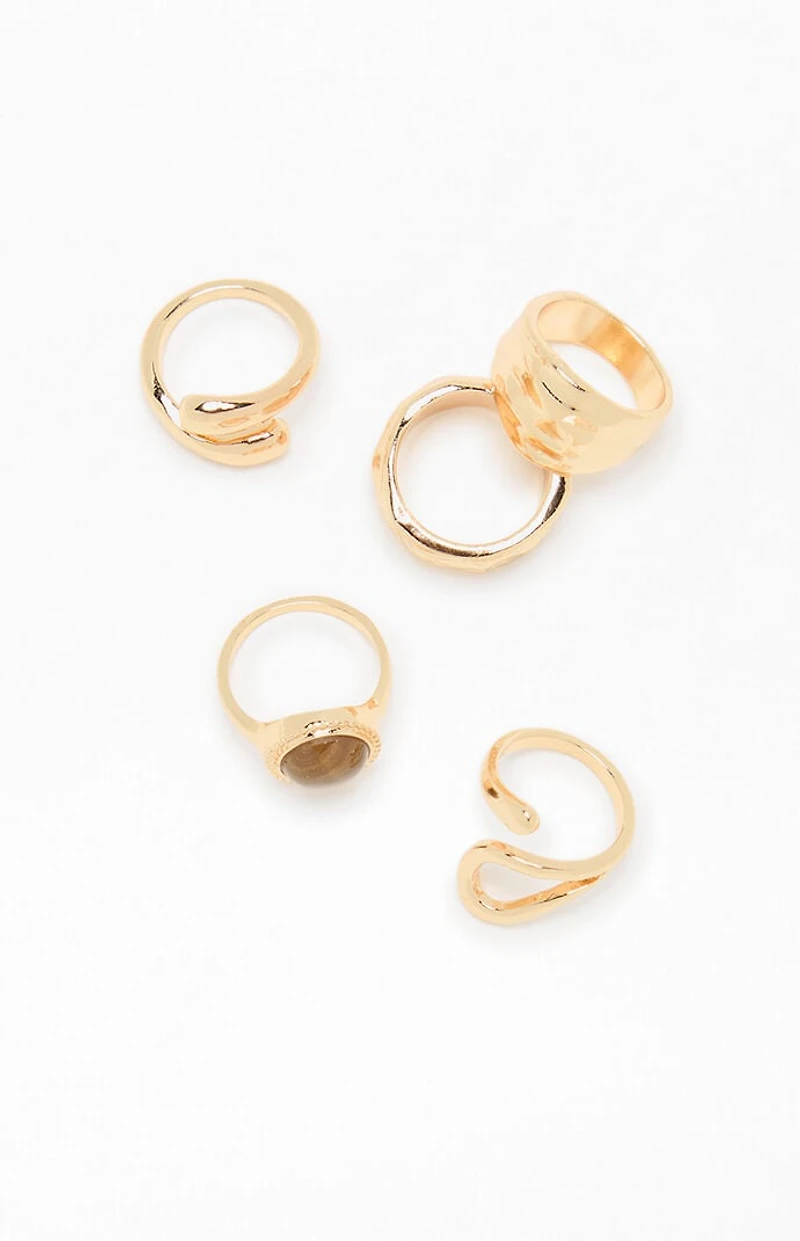 Pacsun Wren Chunky Ring Set