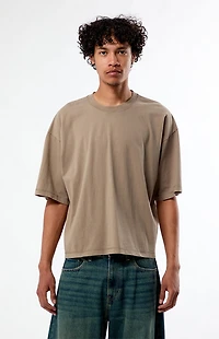 Pacsun Olive Premium Cropped T-Shirt