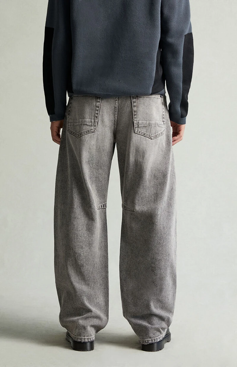 Pacsun Mason Baggy Jeans Darted Dark Gray