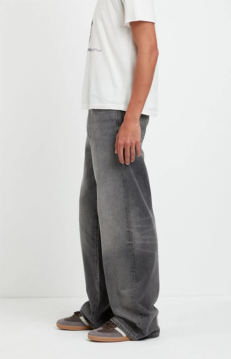 Pacsun Blake Extreme Baggy Jeans Drawstring Gray