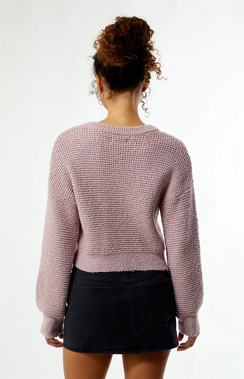 Your Favorite Snug Waffle Knit Sweater