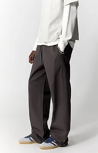 Pacsun Gray Chain Embroidered Baggy Pants