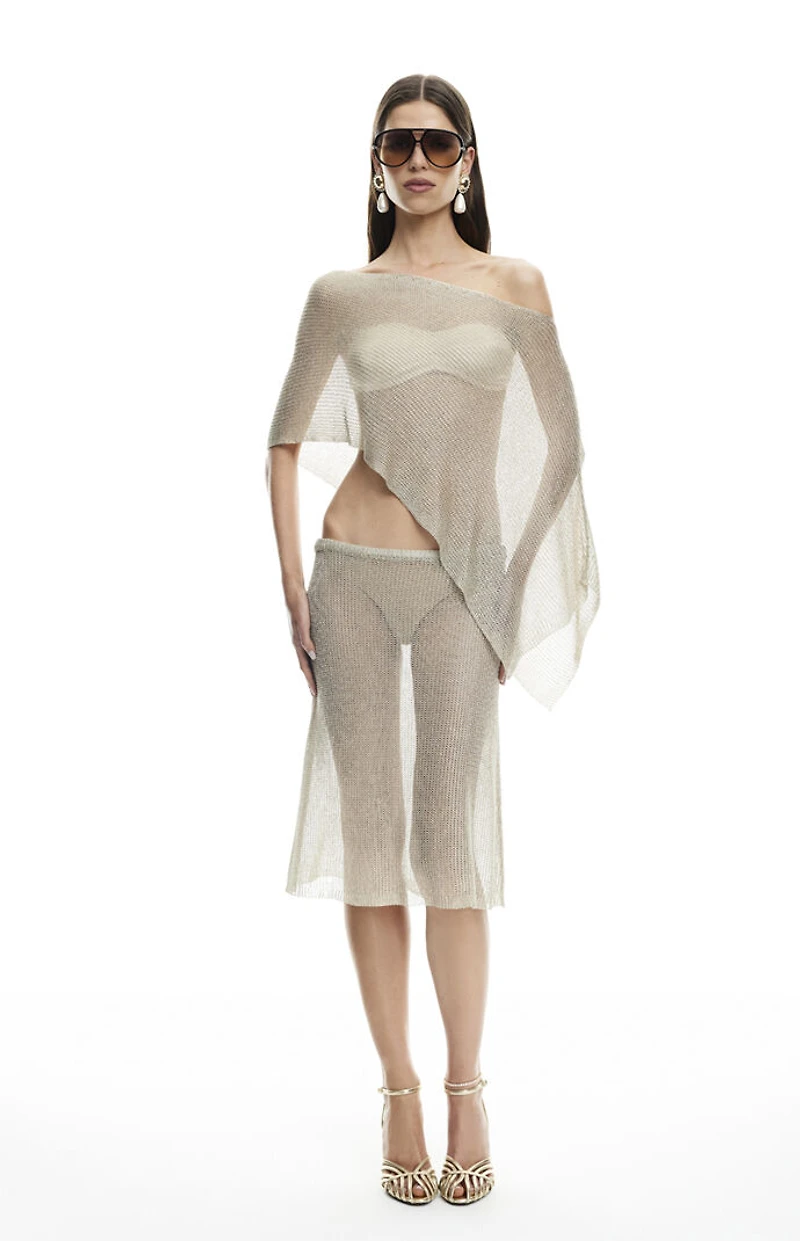 LIONESS Luminous Midi Skirt