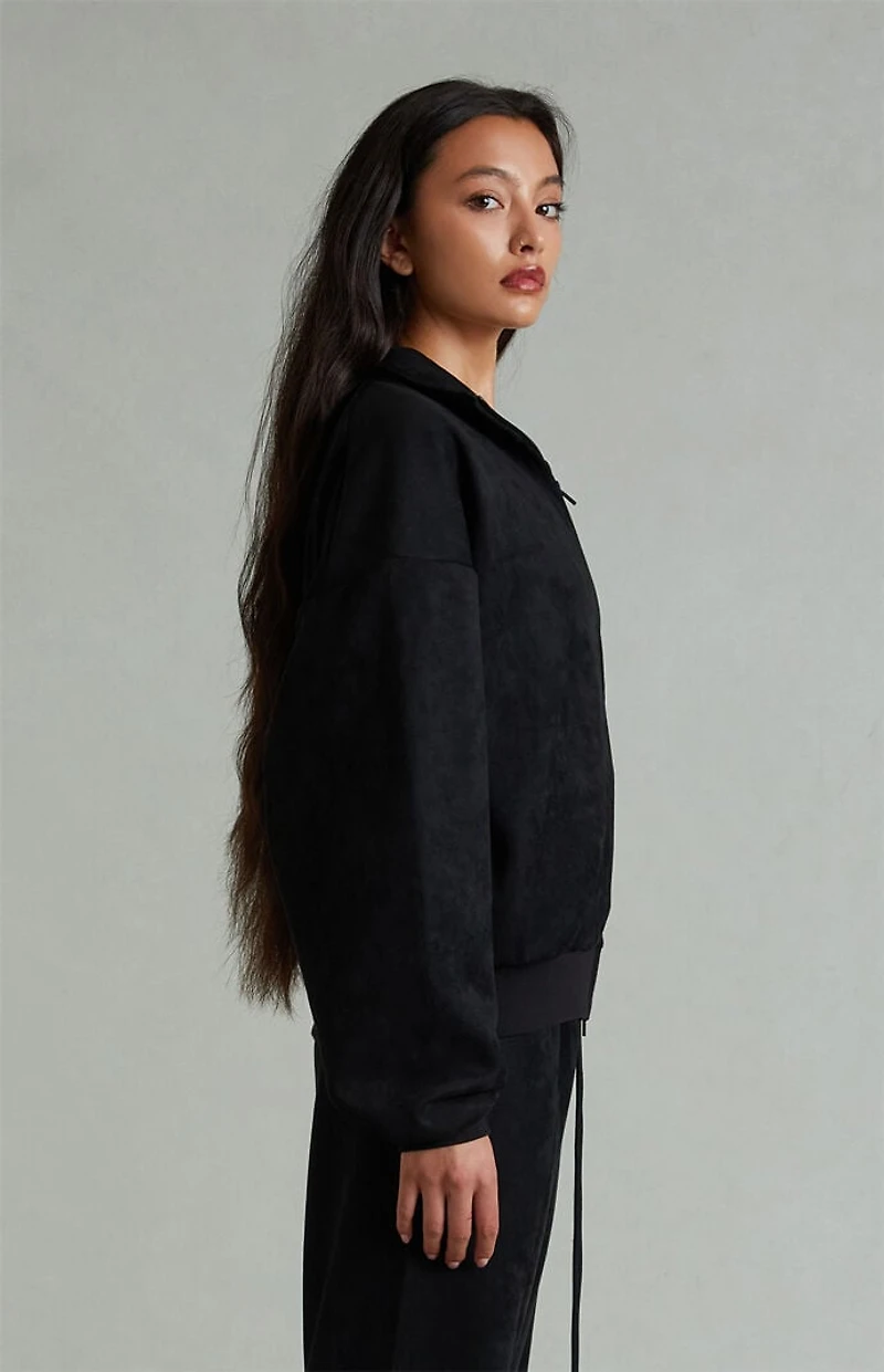 Fear of God ESSENTIALS Women's Vintage Black Track Jacket