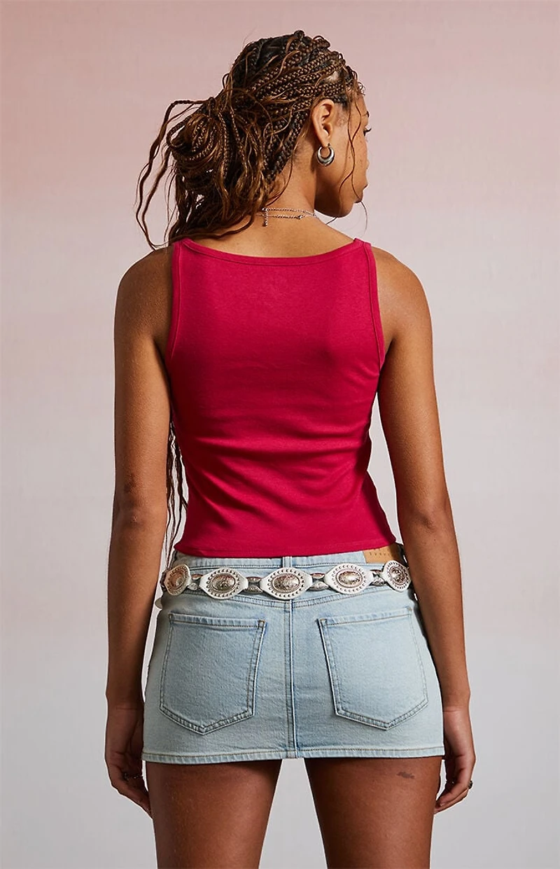 Third Charm Melrose Scoop Tank Top