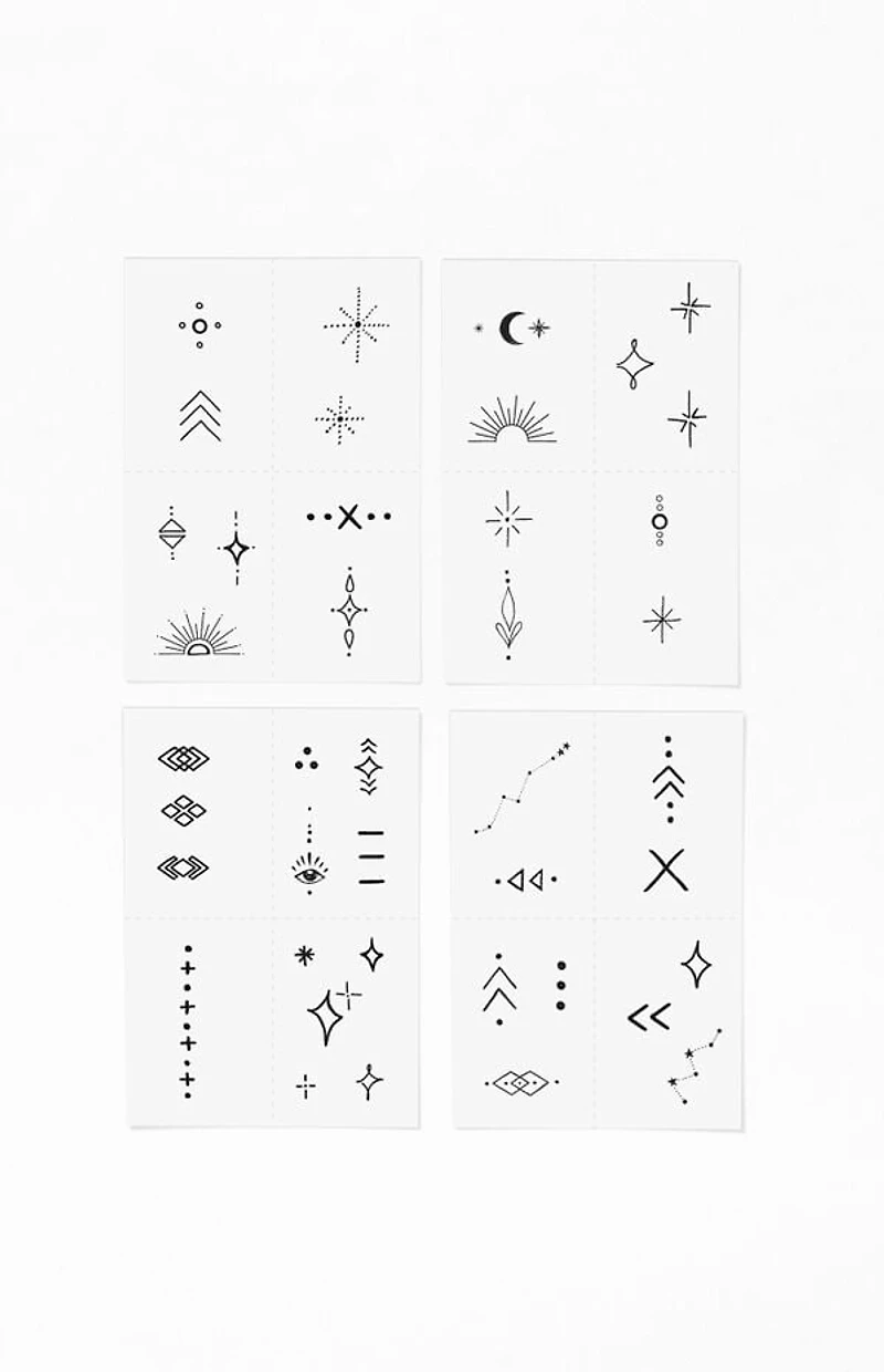 Inked by Dani Celestial Temporary Tattoo Pack