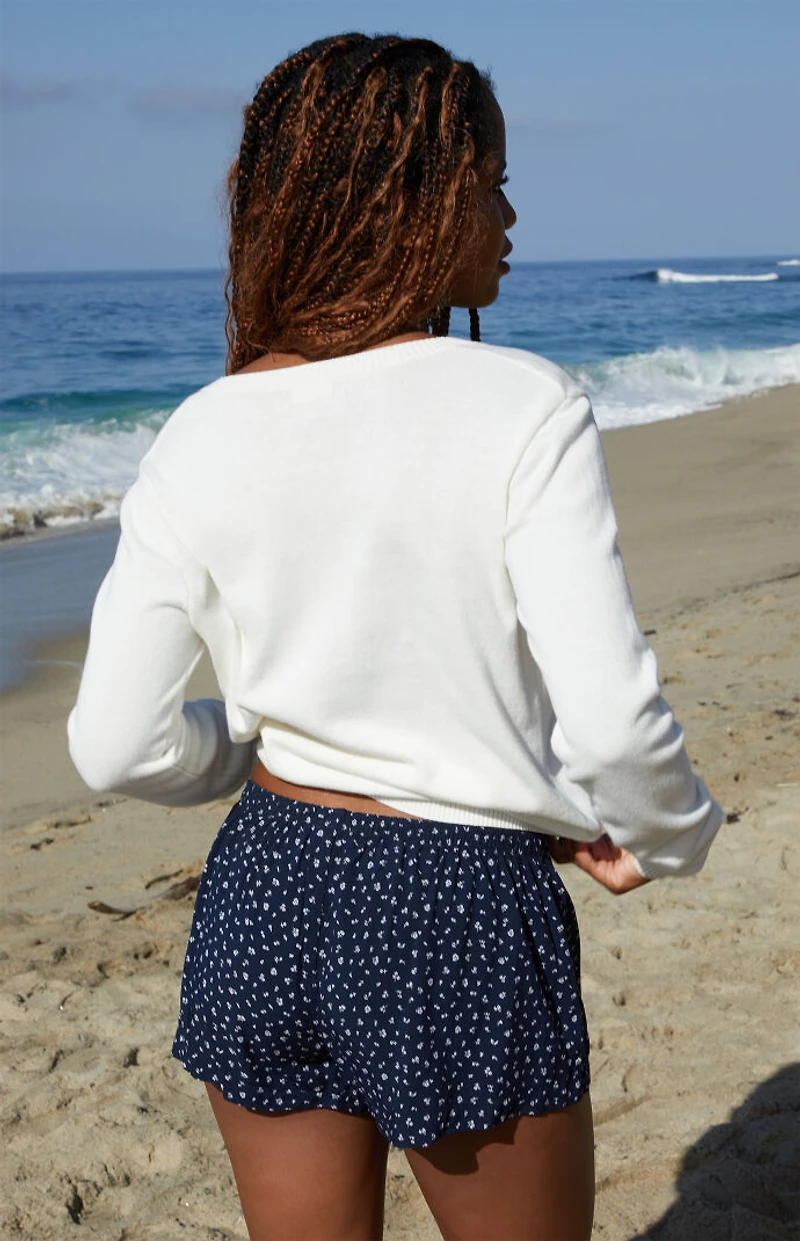 John Galt Blue Floral Keira Boxer Shorts