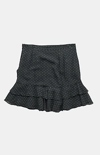 PS VINTAGE 2000s Y2K Black Midi Skirt