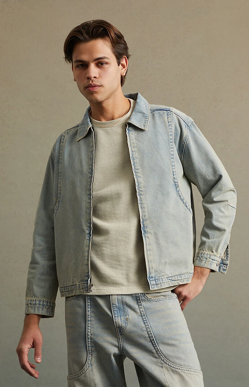 RARE DNM EDIT Phoenix Tinted Denim Gas Jacket