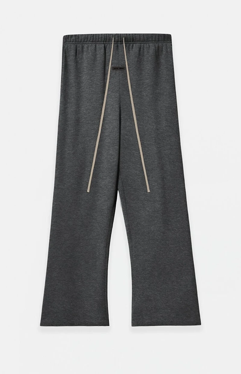 Fear of God ESSENTIALS Charcoal Heather Fleece Flare Sweatpants