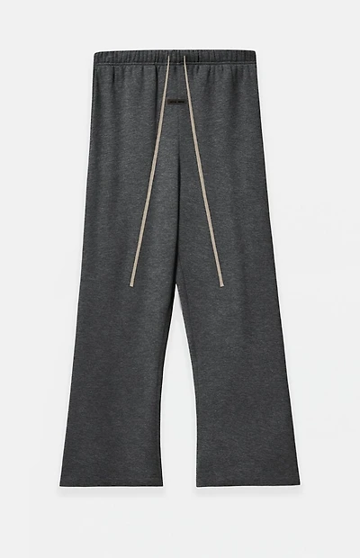 Fear of God ESSENTIALS Charcoal Heather Fleece Flare Sweatpants