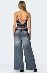 Edikted Nitney Printed Nylon Tank Top